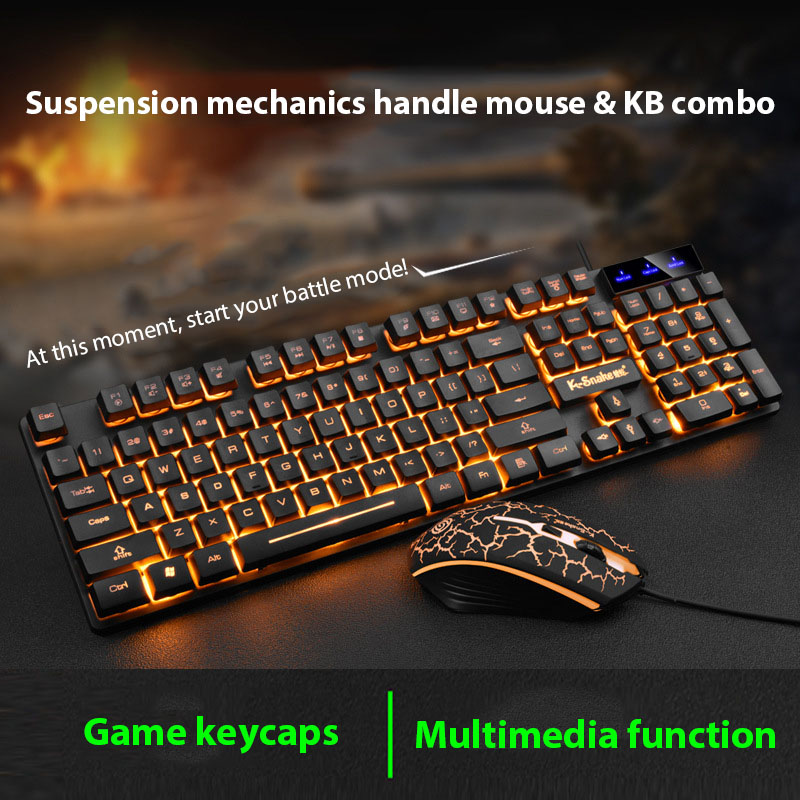 Gaming Keyboard And Mouse Combo - Juego de teclado y ratón KM320,