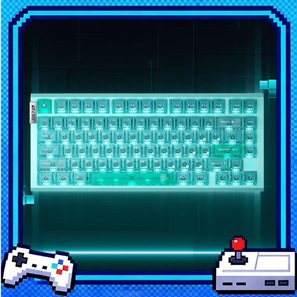 Gaming Keyboard Hall Effect Switches - Teclado ATK RS7 Air Cyber con