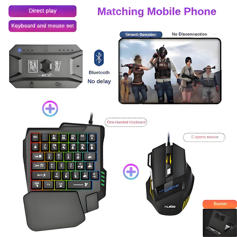 Gaming Keyboard And Mouse Mobile - Convertidor de Juegos para Teléfono Móvil