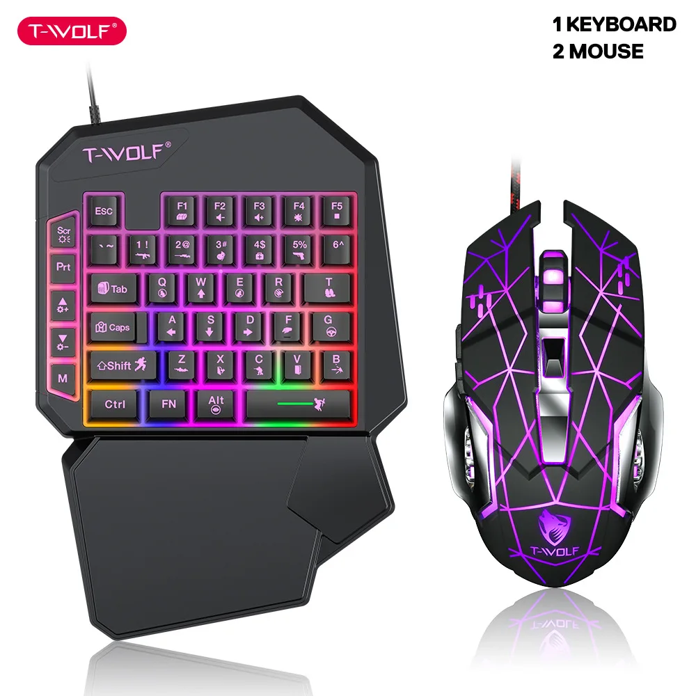 Gaming Keyboard Hand - T-WOLF TF900 Juego de trono de