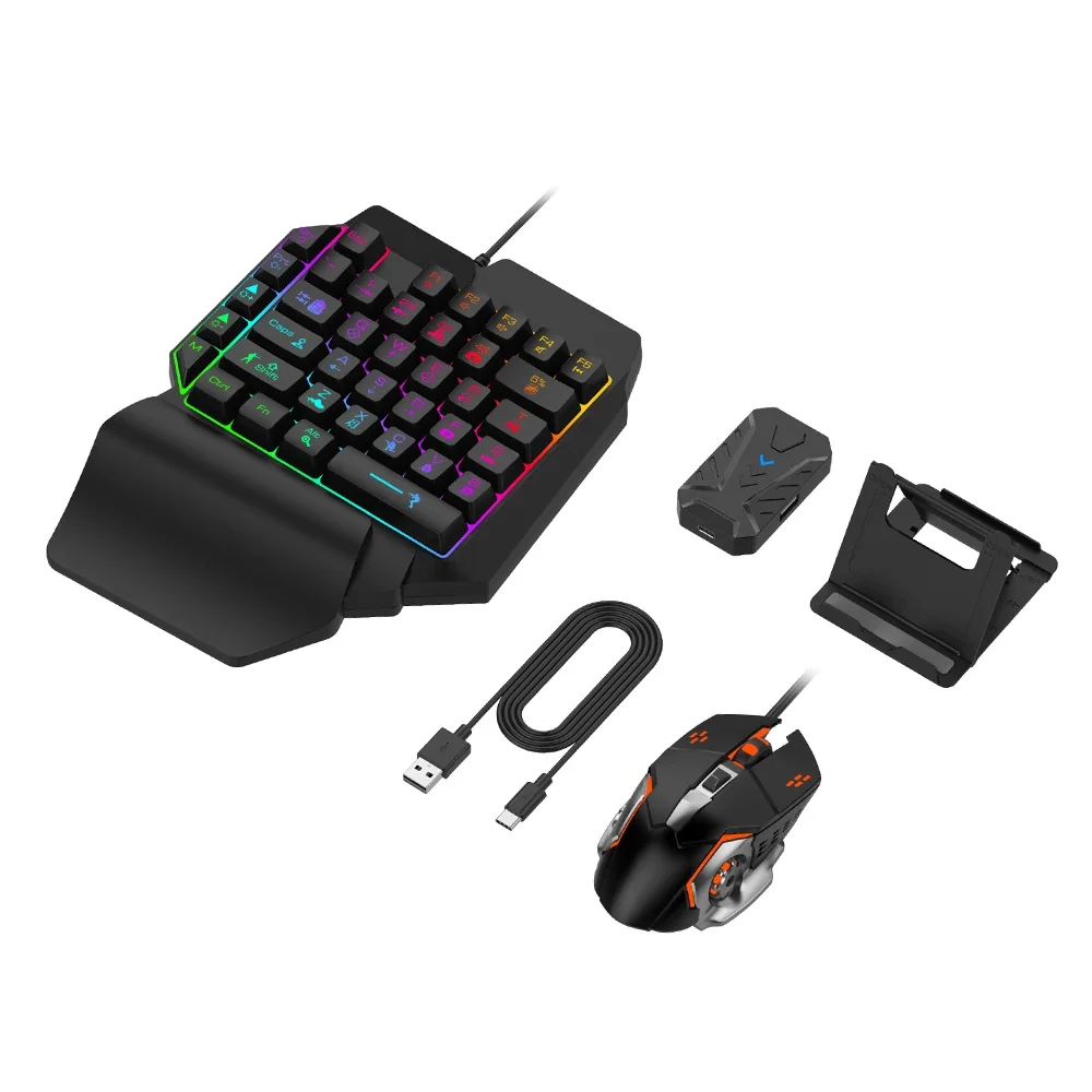 Gaming Keyboard And Mouse Mobile - Controlador Mixlite para dispositivos móviles Android,