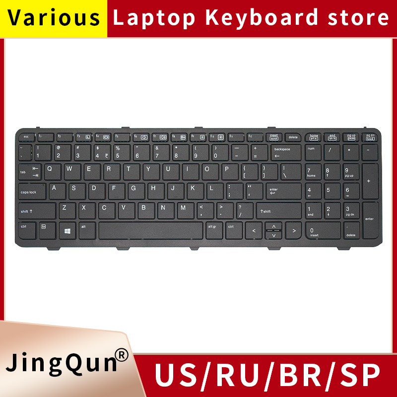 Gaming Keyboard Hp - Teclado SP/US/Ruso para HP PROBOOK 450