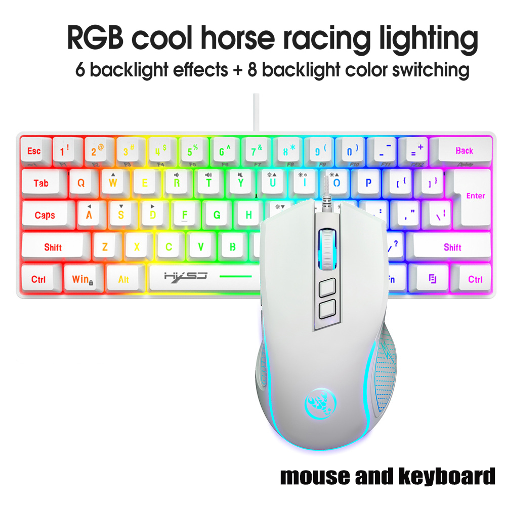 Gaming Keyboard And Mouse Combo - Kit de Teclado y Ratón Gamer,