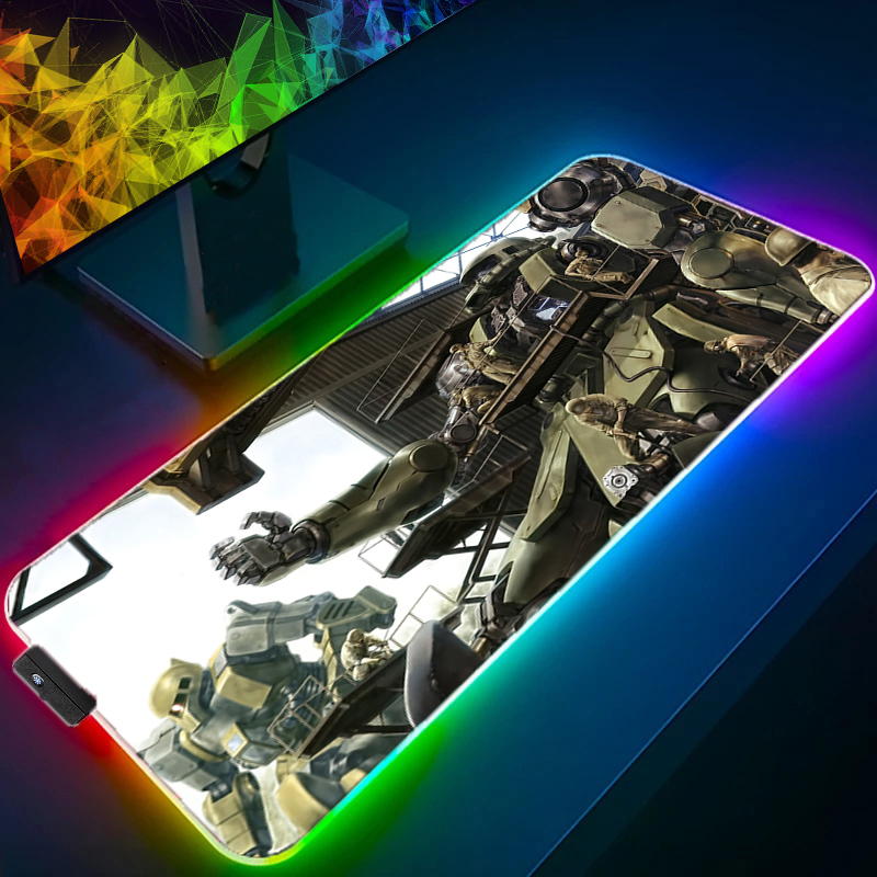 Gaming Keyboard And Mouse Mobile - Alfombrilla de ratón RGB para Gamer,