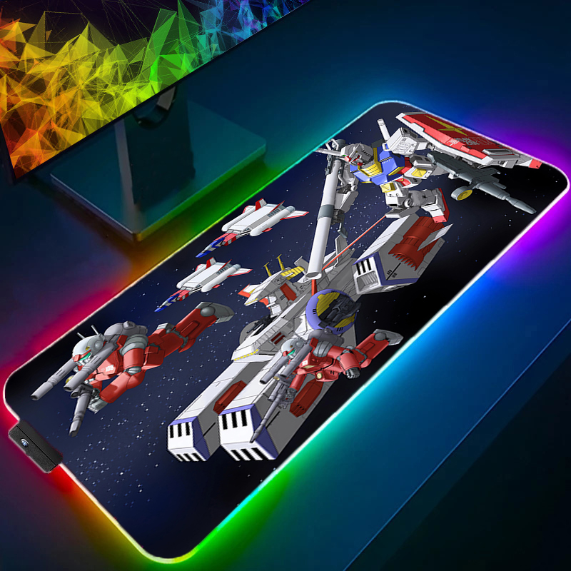 Gaming Keyboard And Mouse Mobile - Alfombrilla de ratón RGB grande para