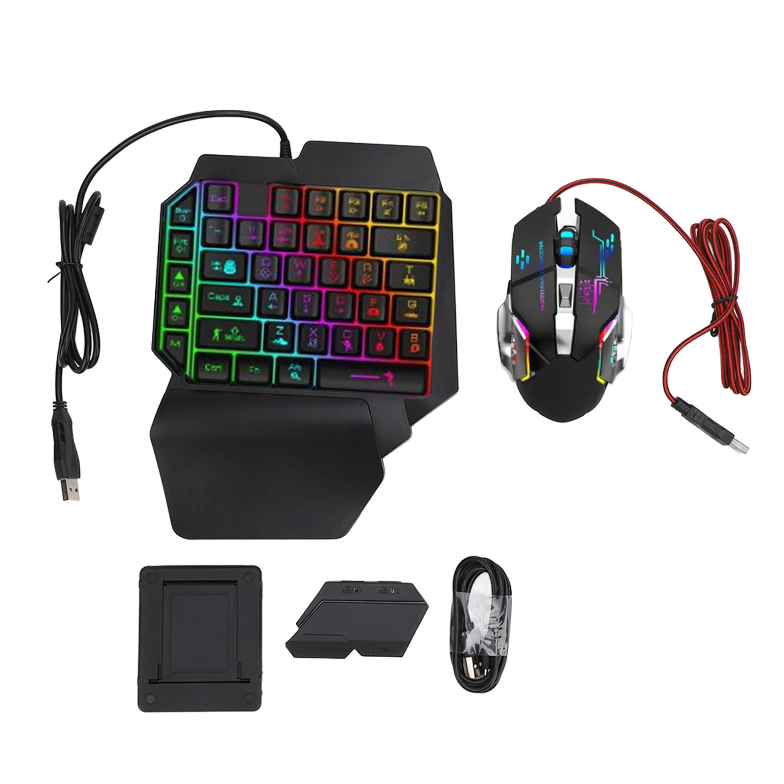 Gaming Keyboard Hand - Conjunto de convertidor de teclado y