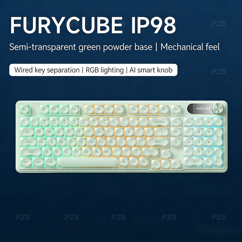 Gaming Keyboard Ip98 - Teclado de Membrana para Juegos con