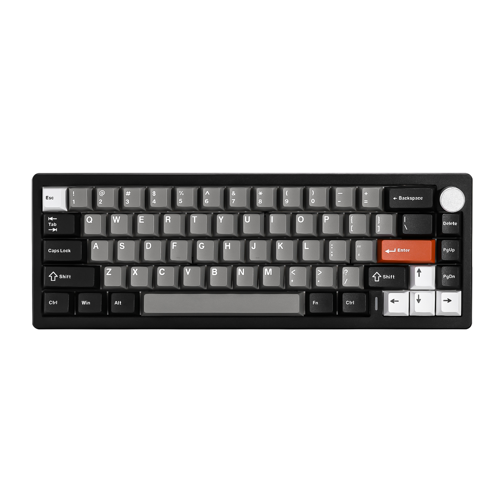 Keyboard Gaming Mac - Teclado Mecánico YUNZII AL68 Negro QMK/VIA,