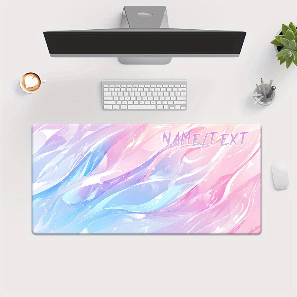 Gaming Keyboard Name - Alfombrilla de Escritorio XXL Personalizada con