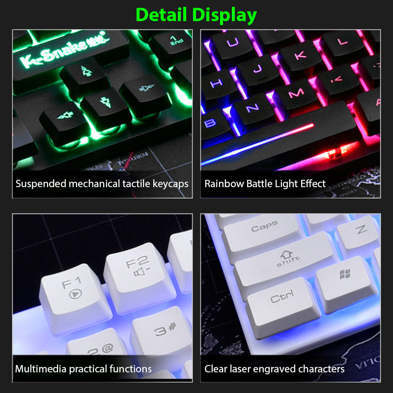 Juego de teclado y ratón KM320 - Gaming Keyboard And Mouse Combo reseña y precio