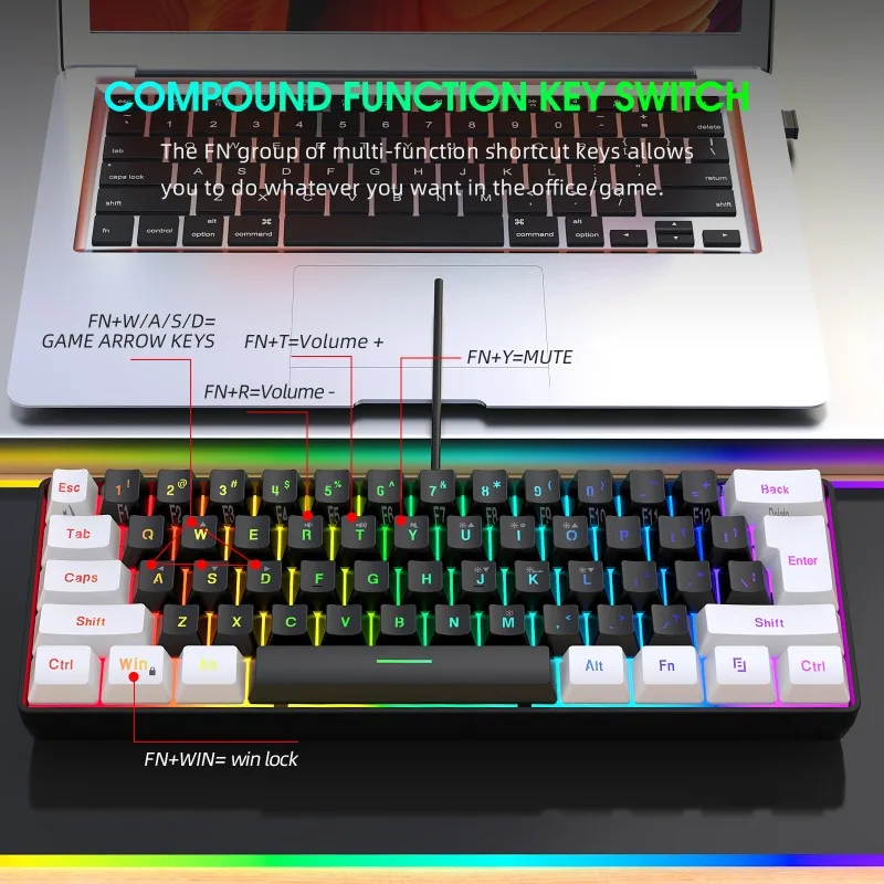 Kit de Teclado y Ratón para Ju - Gaming Keyboard And Mouse Combo reseña y precio