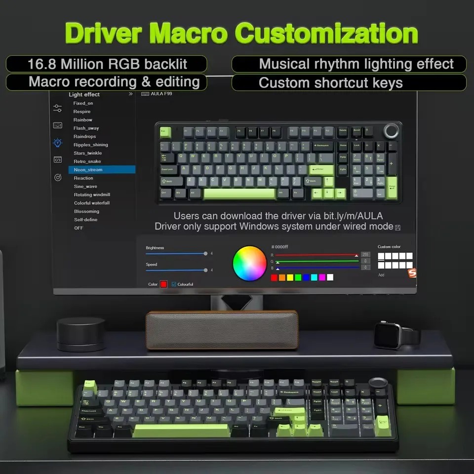 Teclado mecánico para juegos A - Gaming Keyboard Hot Swappable reseña y precio