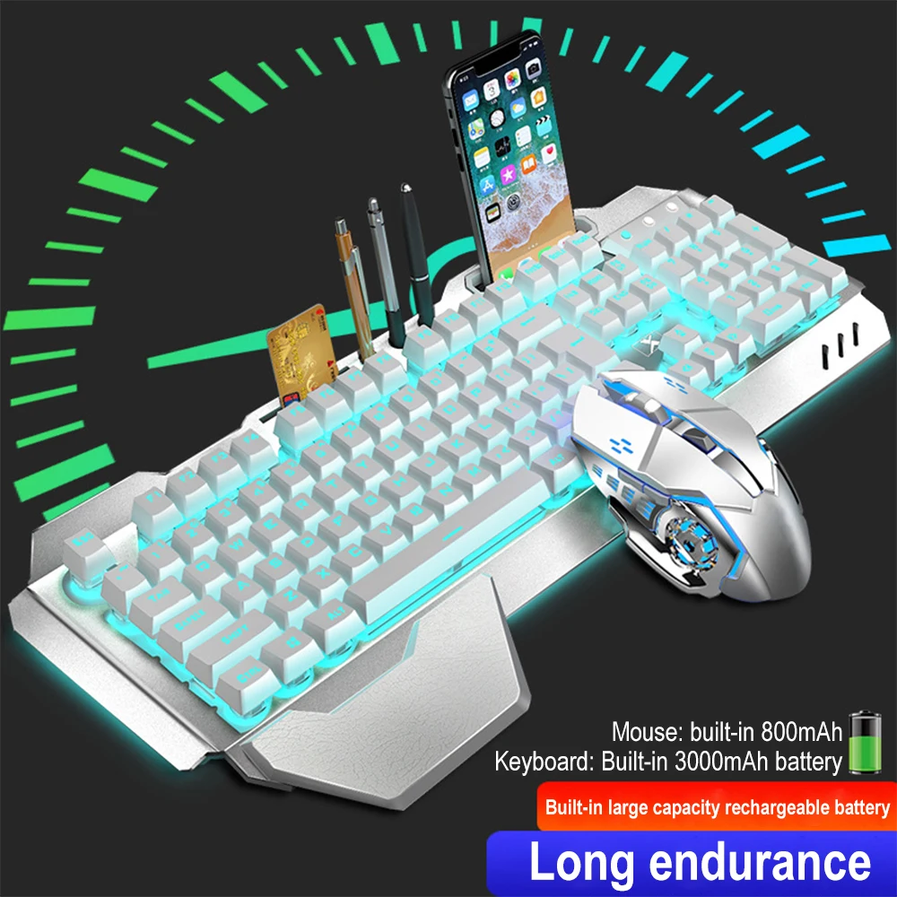 Teclado y ratón inalámbricos K - Gaming Keyboard And Mouse Combo reseña y precio
