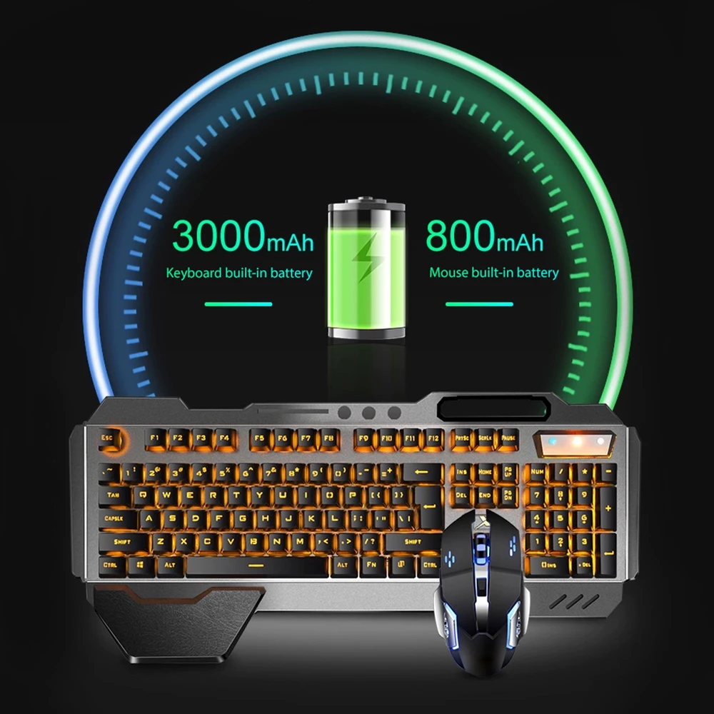 Teclado y ratón inalámbricos K - Gaming Keyboard And Mouse Combo reseña y precio