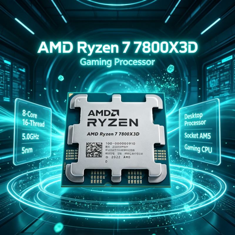 CPU AMD Ryzen 7 R7 7800X3D, 96 - Amd Cpu Ryzen 5 reseña y precio