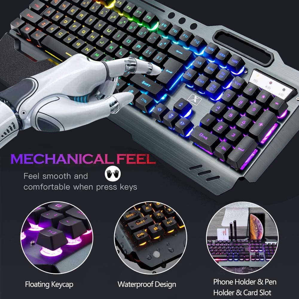 Combo de teclado y ratón inalá - Gaming Keyboard And Mouse Combo reseña y precio