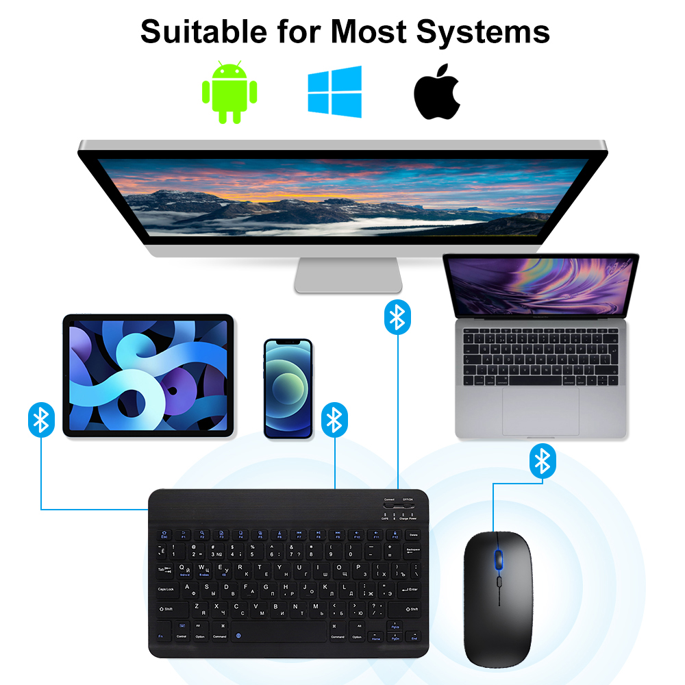 Teclado y ratón Bluetooth para - Gaming Keyboard And Mouse Combo reseña y precio
