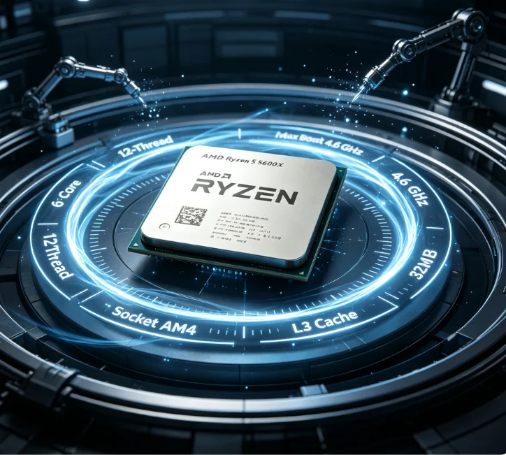CPU AMD Ryzen 5 5600X de 6 Núc - Amd Cpu Ryzen 5 reseña y precio
