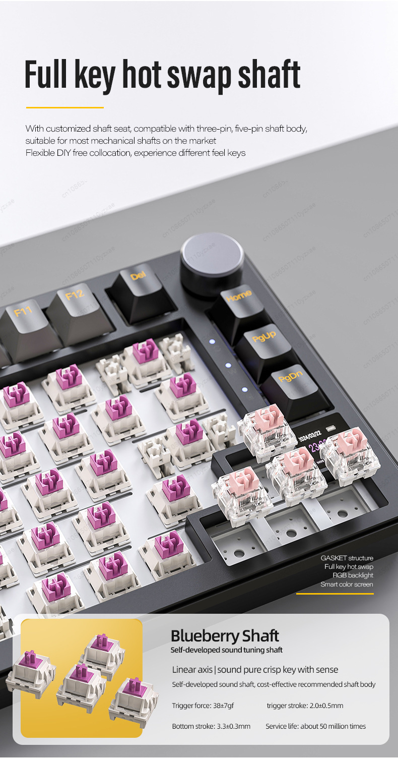 Nuevo Teclado Mecánico AL66 20 - Gaming Keyboard Hot Swappable reseña y precio
