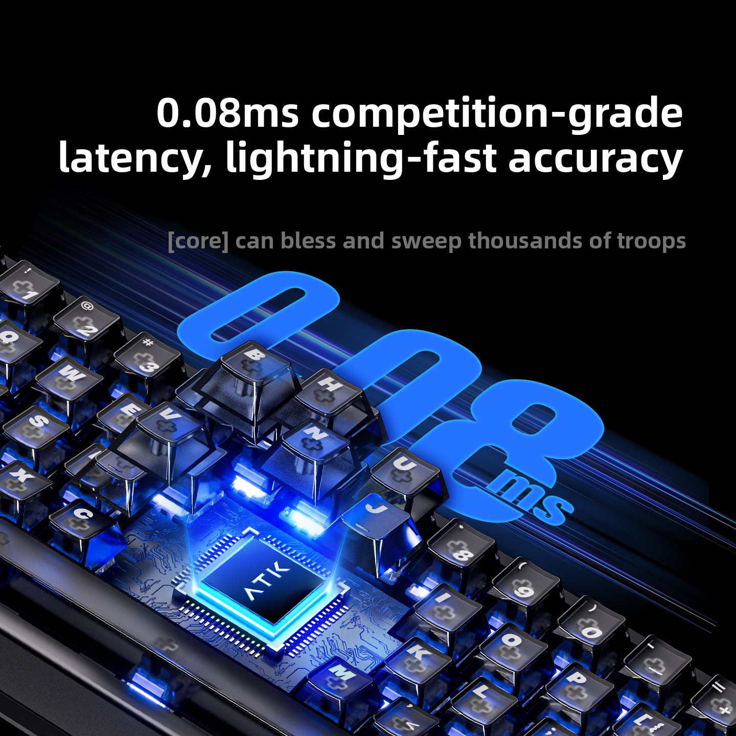 Teclado para Juegos ATK 68RX c - Gaming Keyboard Hall Effect Switches reseña y precio