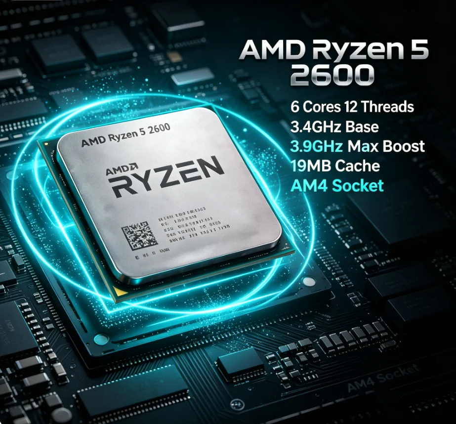 CPU para Juegos de Escritorio  - Amd Cpu Ryzen 5 reseña y precio