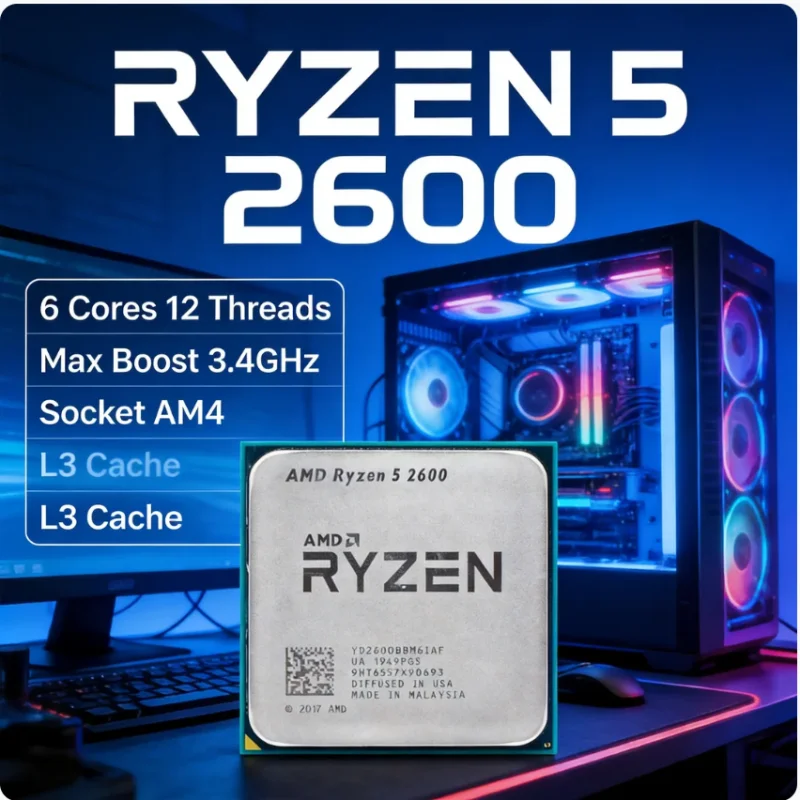 CPU para Juegos de Escritorio  - Amd Cpu Ryzen 5 reseña y precio