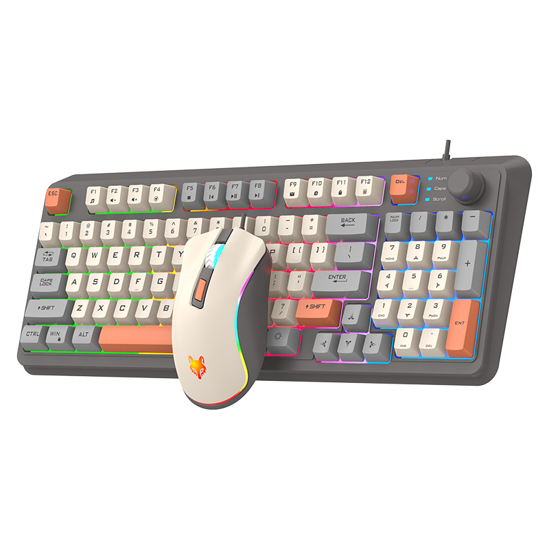 K820 USB juego con cable tecla - Gaming Keyboard And Mouse Combo reseña y precio
