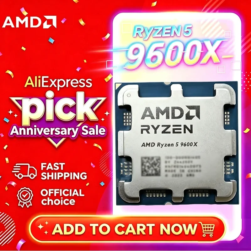 AMD Ryzen 5 9600X 100% AMD R5  - Amd Cpu Ryzen 5 reseña y precio