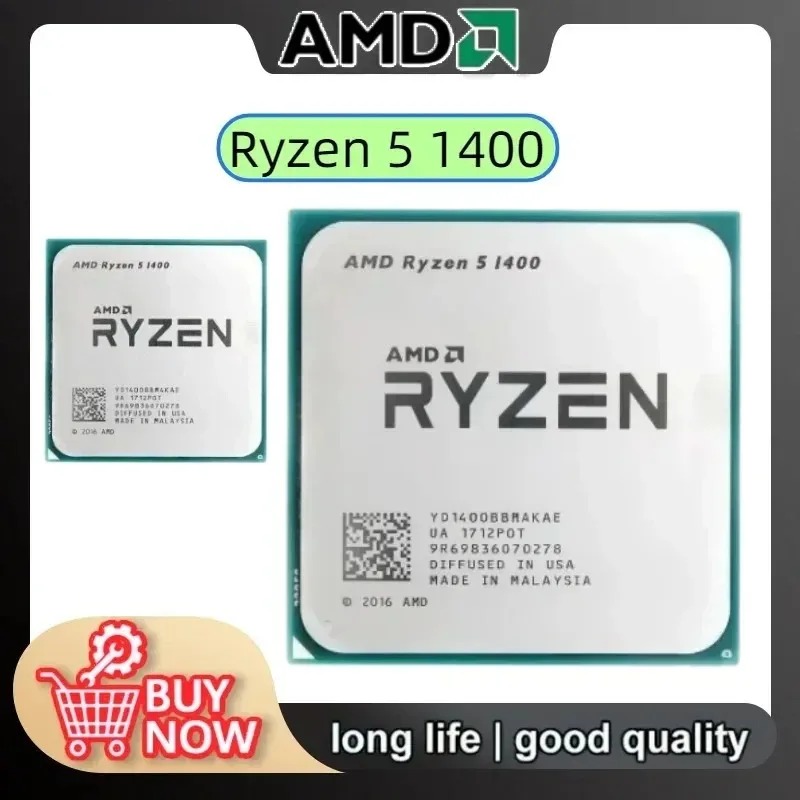 Procesador AMD Ryzen 5 1400, 1 - Amd Cpu Ryzen 5 reseña y precio