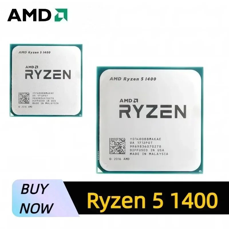 Procesador AMD Ryzen 5 1400, 1 - Amd Cpu Ryzen 5 reseña y precio