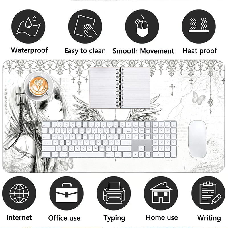 Alfombrilla de ratón de cuero, - Gaming Keyboard Tactile reseña y precio