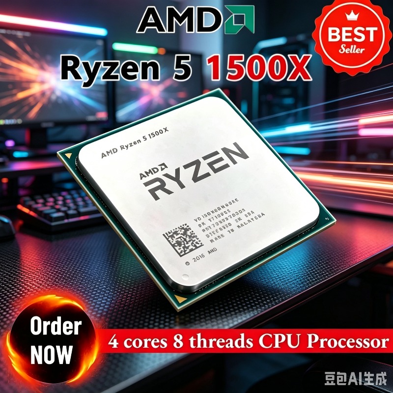 100% Nuevo, AMD Ryzen 5 1500X  - Amd Cpu Ryzen 5 reseña y precio