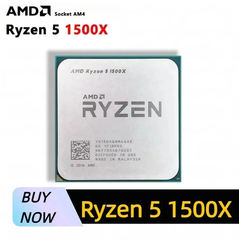 100% Nuevo, AMD Ryzen 5 1500X  - Amd Cpu Ryzen 5 reseña y precio
