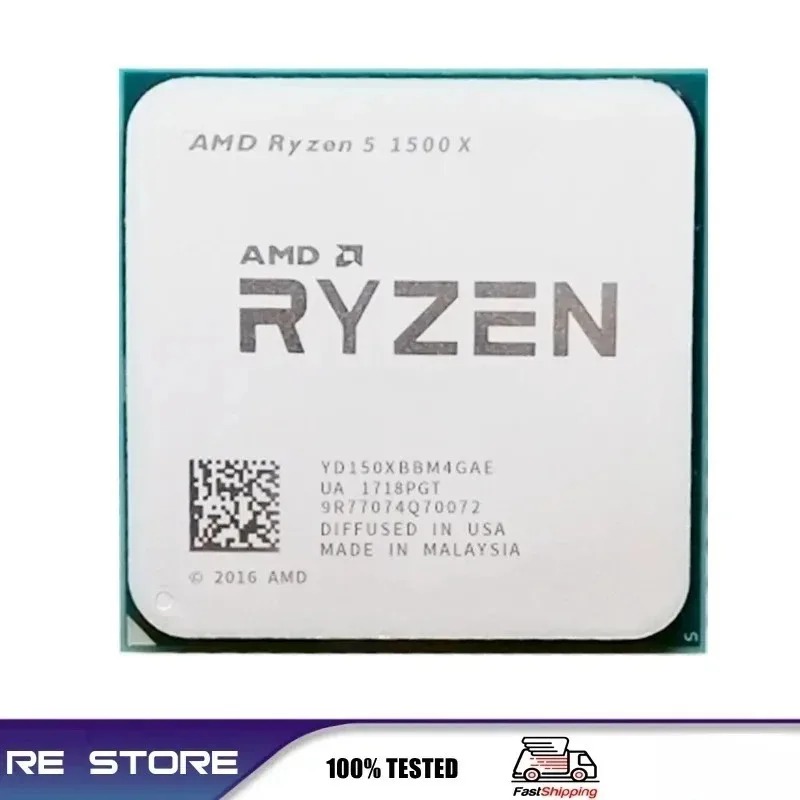 100% Nuevo, AMD Ryzen 5 1500X  - Amd Cpu Ryzen 5 reseña y precio