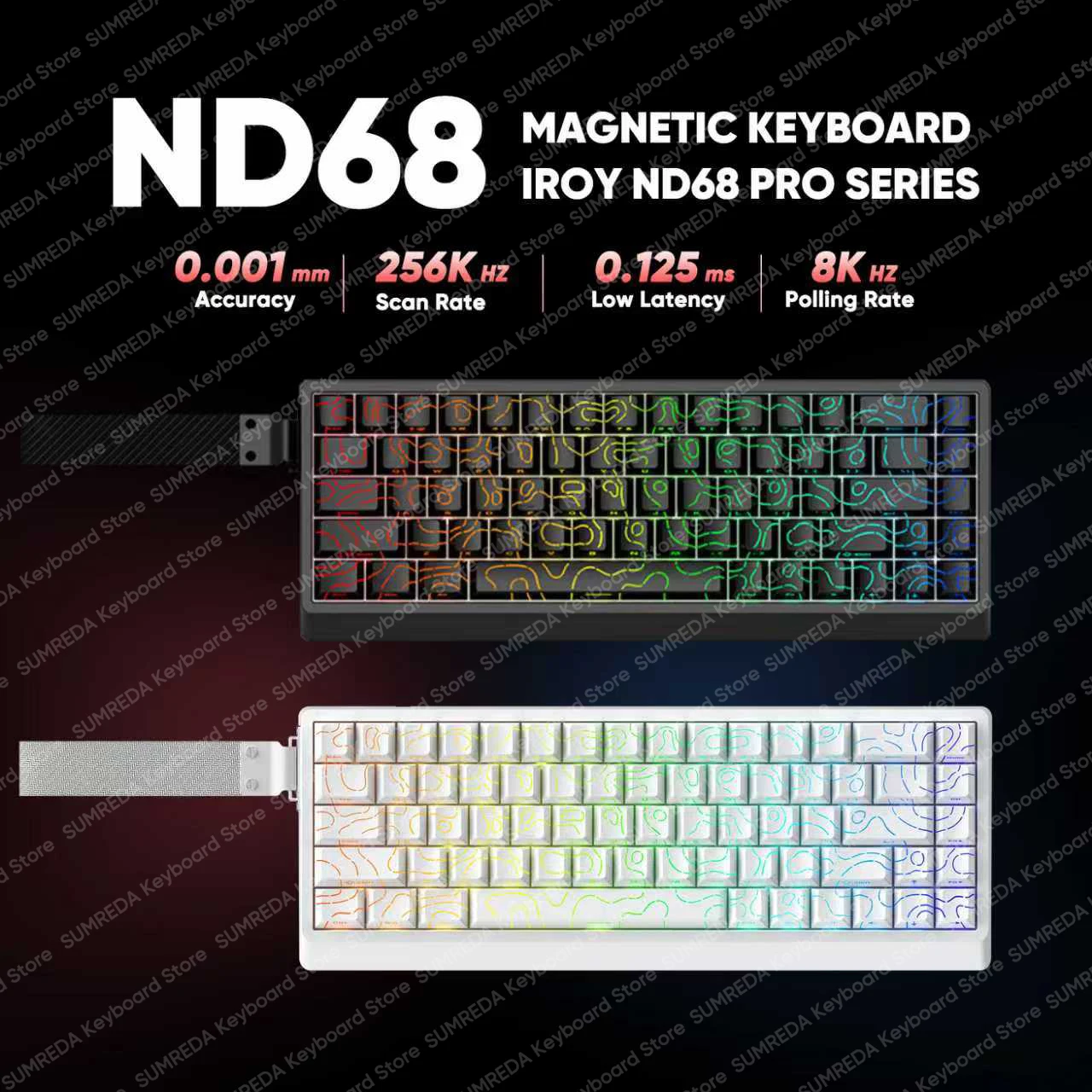 IROK ND68 ND68Pro teclado mecá - Gaming Keyboard Hall Effect Switches reseña y precio